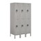 Salsbury Industries Wardrobe Locker, 36" W, 18" D, 66" H, (3) Wide, (6) Openings, Gray 62358GY-U - alternate 1